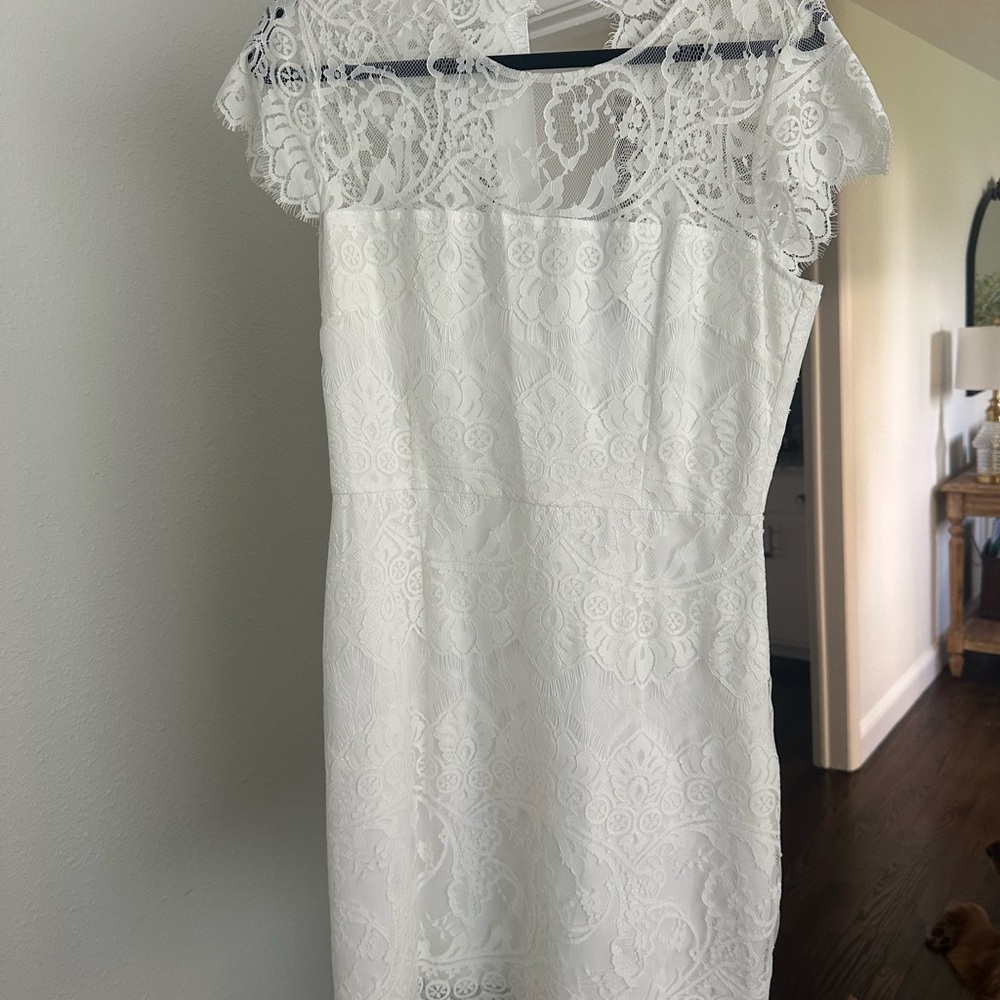 BB Dakota White Lace bridal Dress